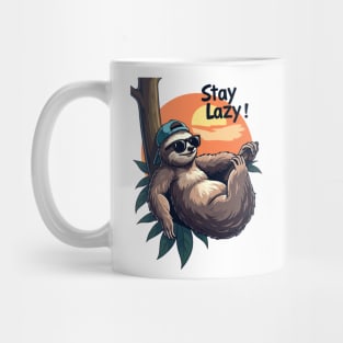 Slothful Serenity: Embracing the Lazy Life Mug